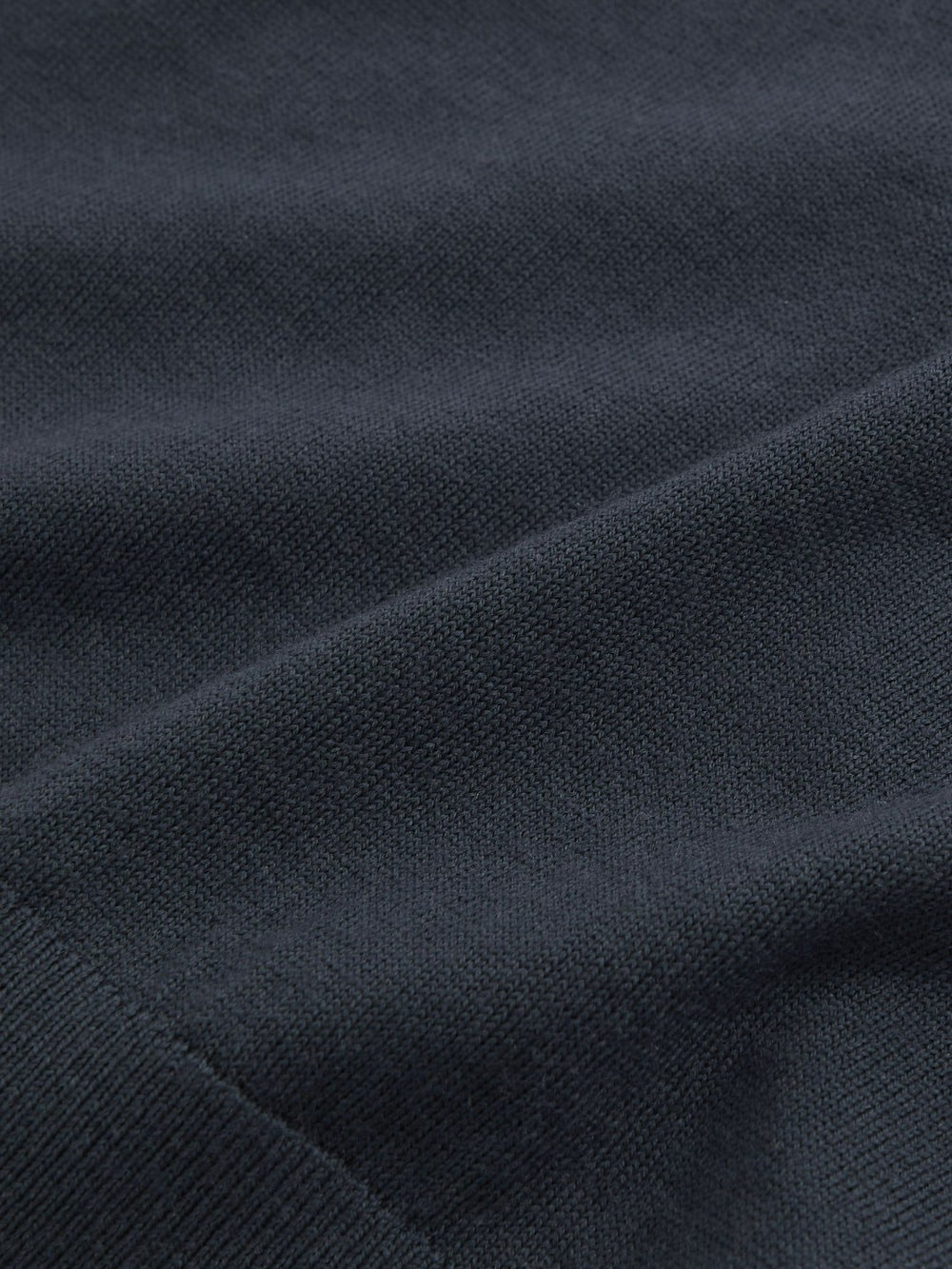 Merino Wool Drawstring Hoodie Midnight Navy | Mens