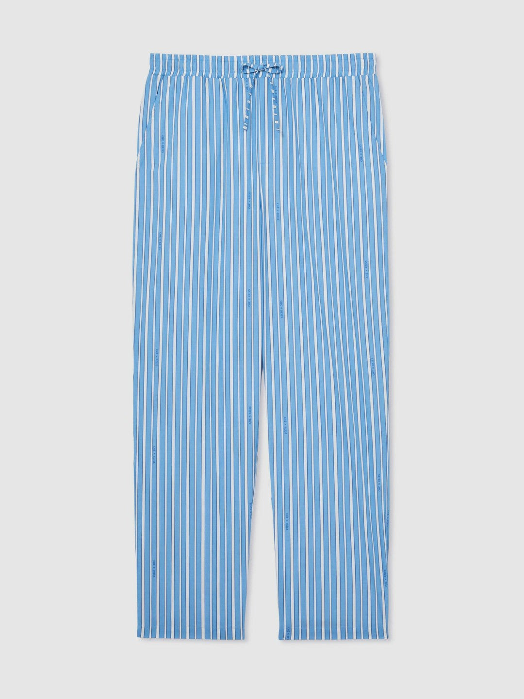 | Ché Poplin Stripe Trousers Bright Blue/White | Mens