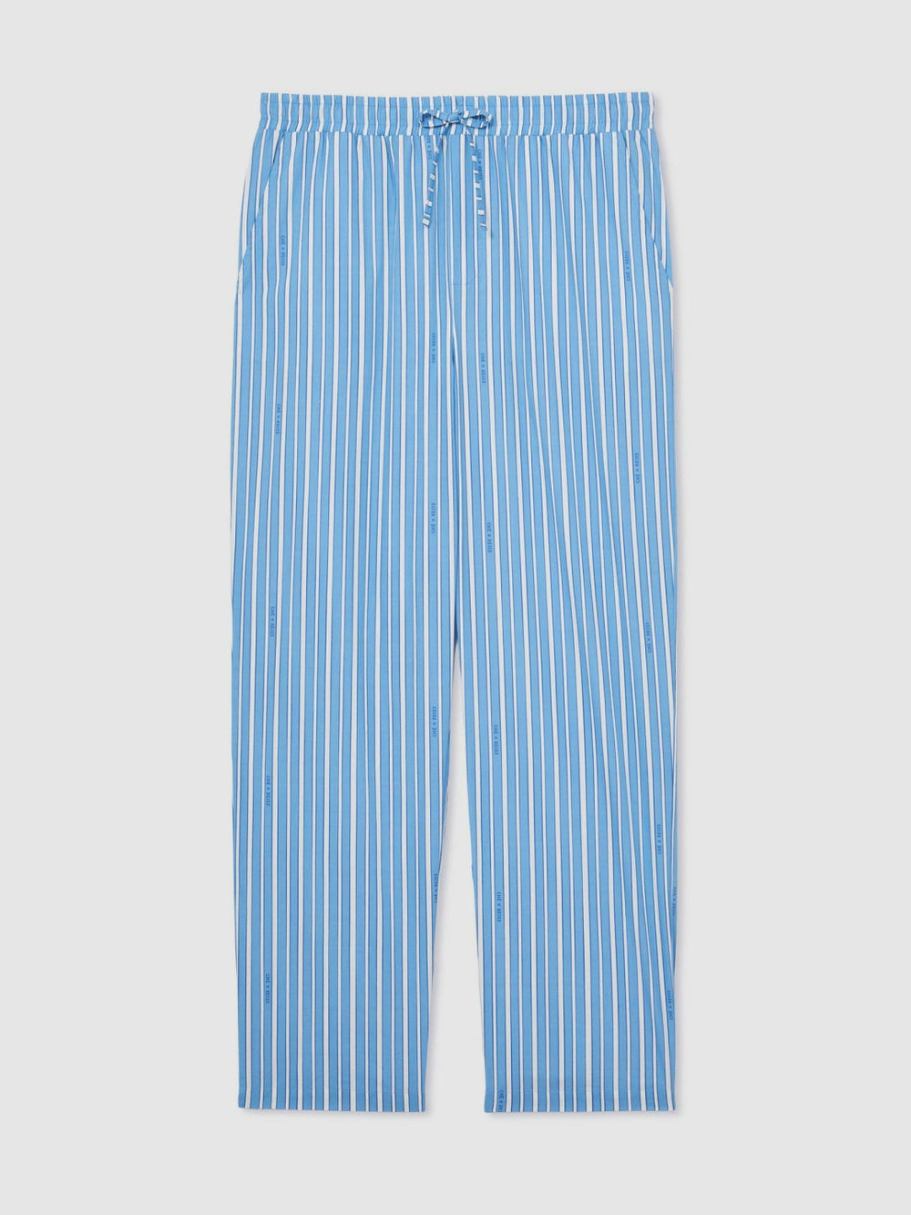 | Ché Poplin Stripe Trousers Bright Blue/White | Mens