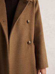 3-9 yrs Wool-Blend Double-Breasted Coat Camel | Children