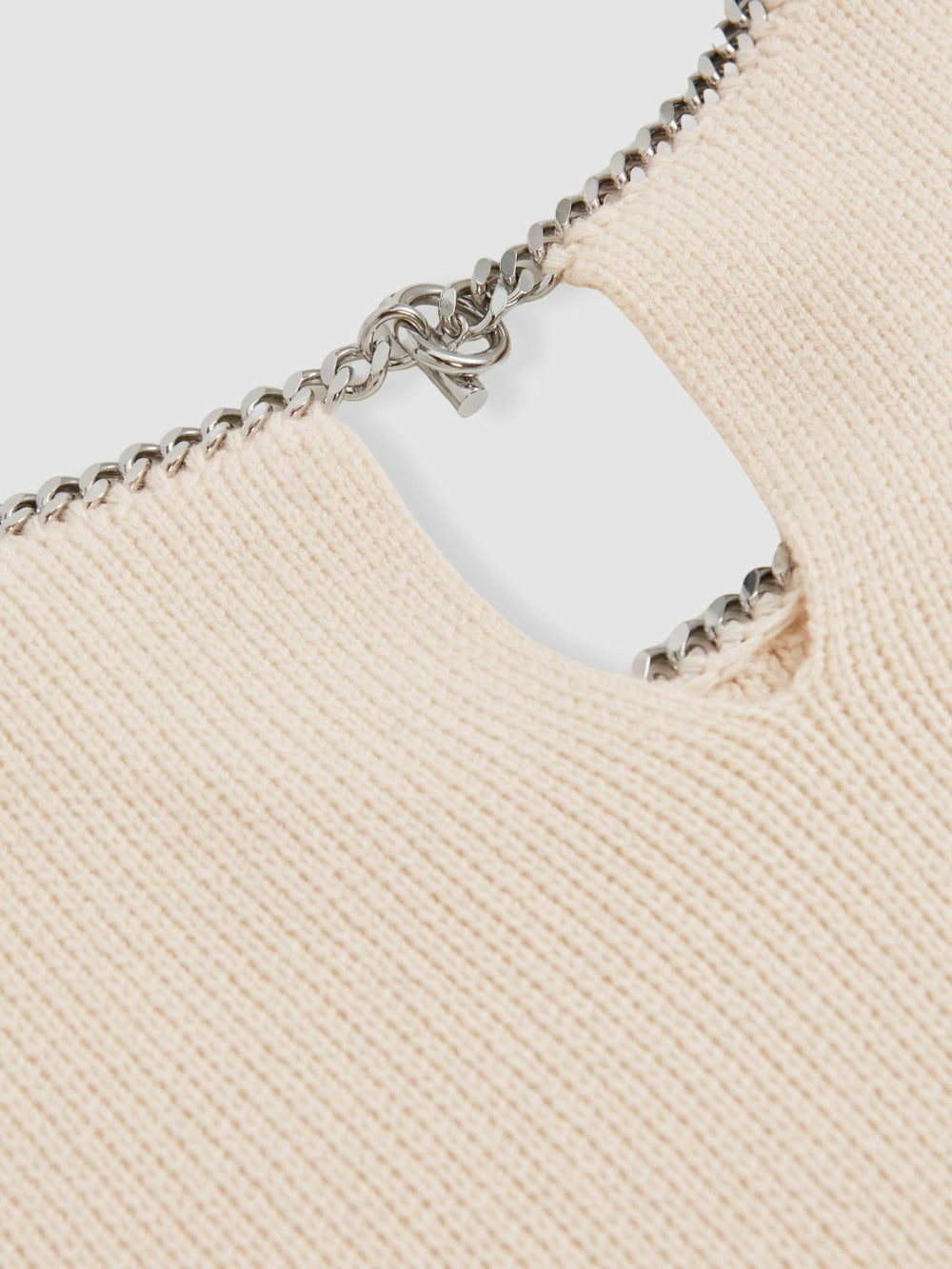 Wool-Blend Necklace-Trim Jumper with Cashmere Cream | Womens
