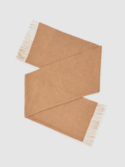 Wool-Cashmere Scarf Taupe | Womens