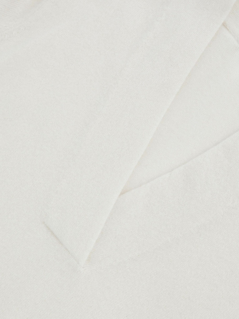 Cashmere V-Neck Jumper Cream | Womens