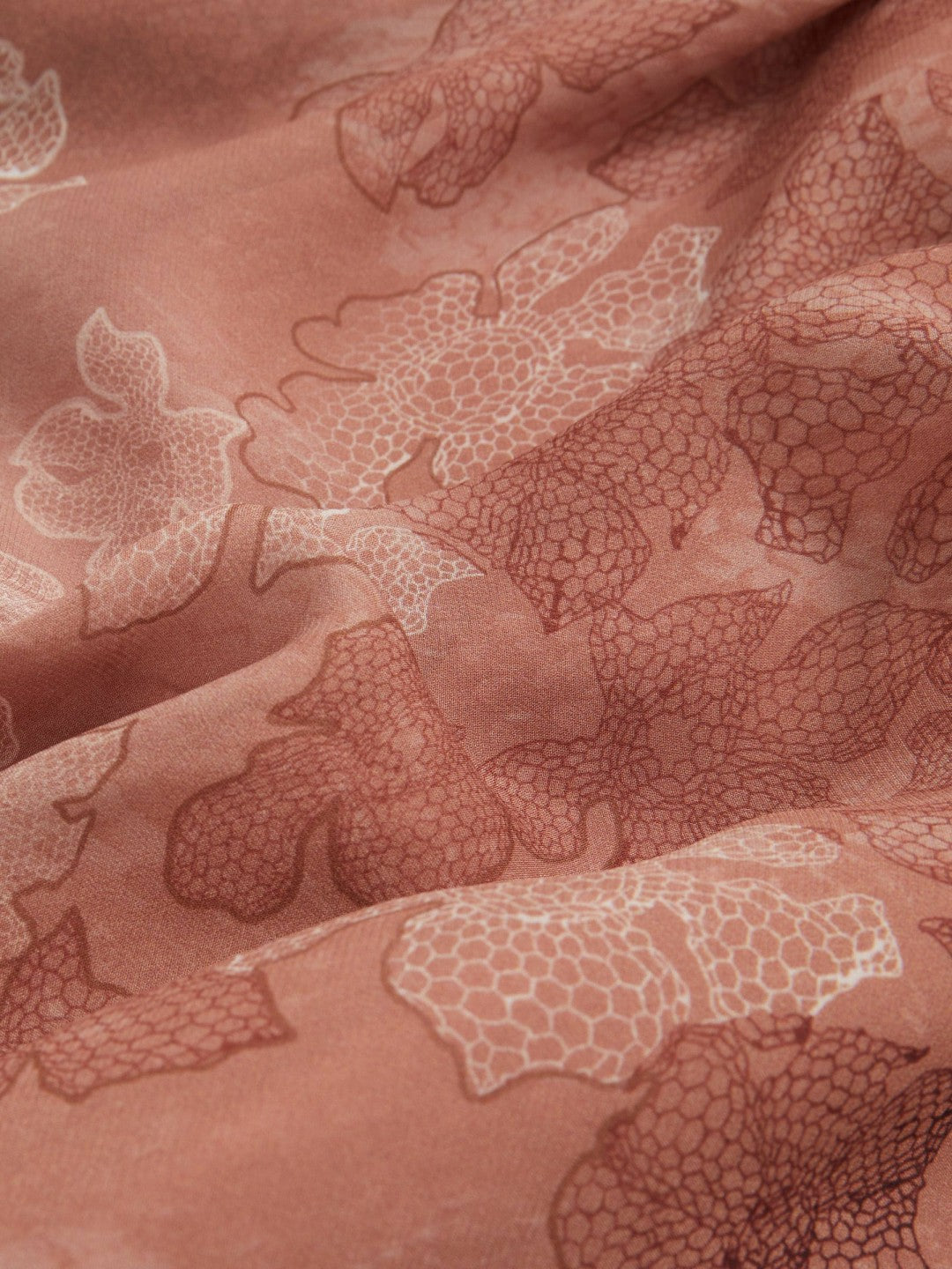 Chiffon Floral Cape Maxi Dress Pale Pink | Womens