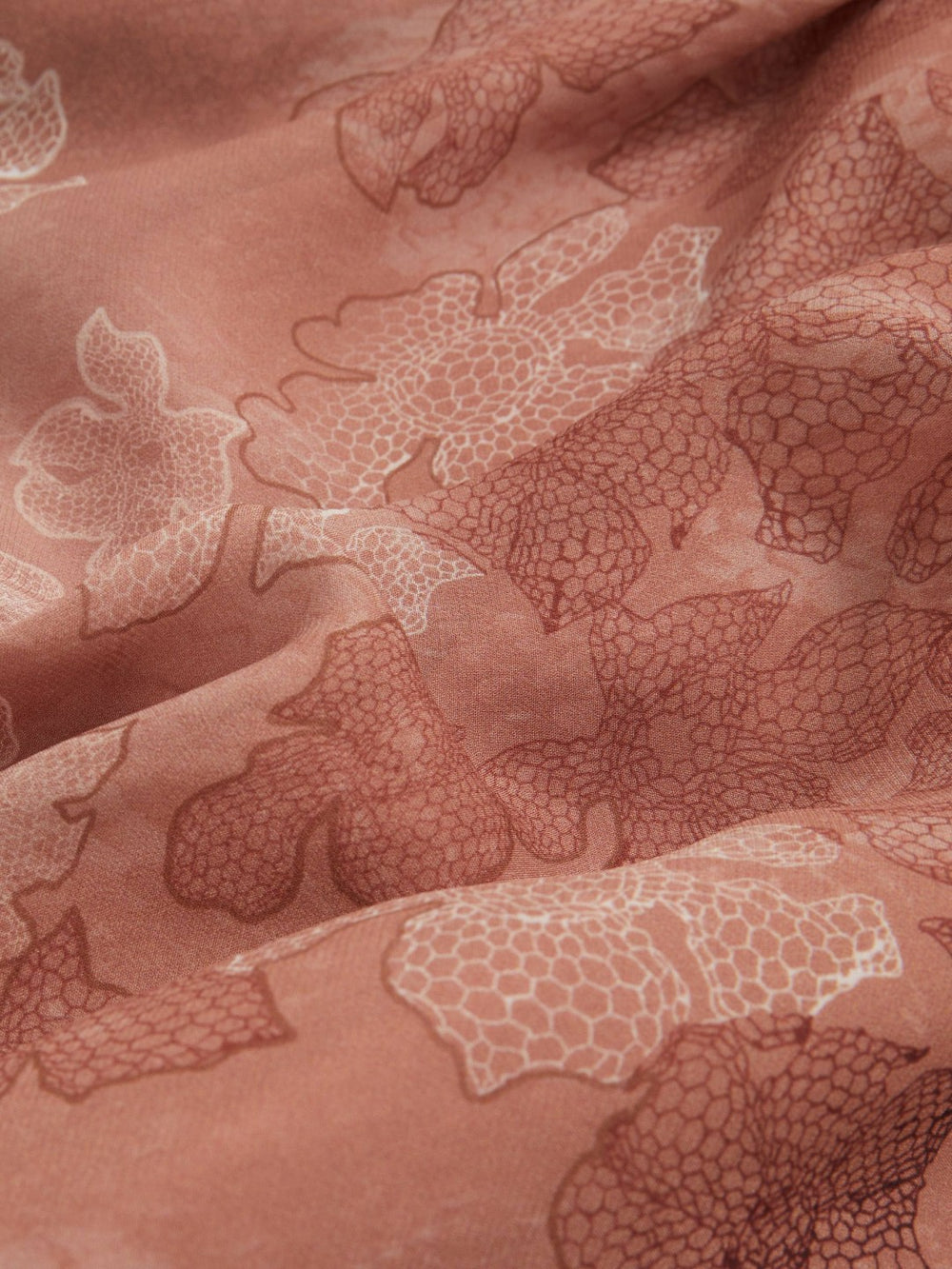 Chiffon Floral Cape Maxi Dress Pale Pink | Womens