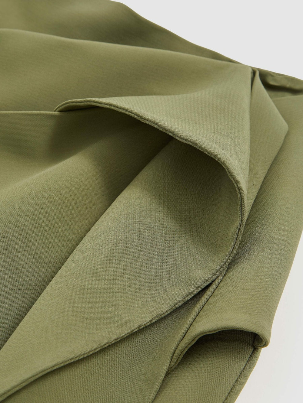 Sculptural Mini Skirt Green | Womens