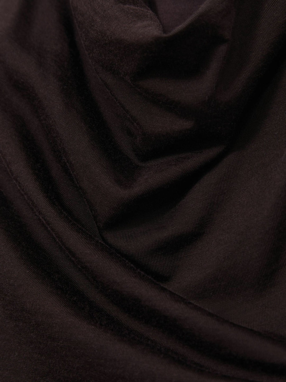 Cotton-Blend Cowl-Neck Sleeveless Top Plum Purple | Womens