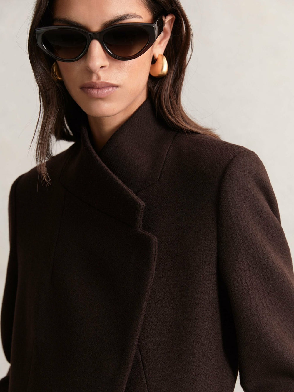 Coat Chocolate Brown | Womens