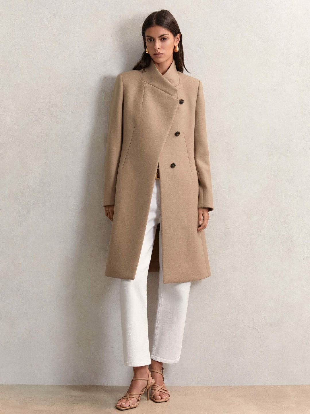 Petite Coat Camel | Womens