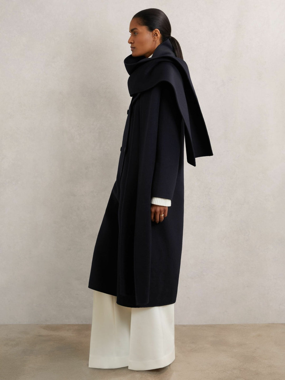 Coat Navy | Womens
