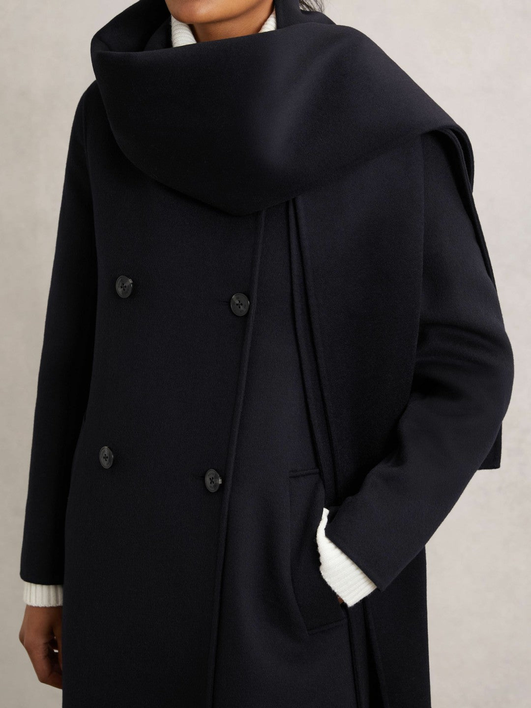 Coat Navy | Womens