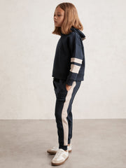Cotton-Blend Joggers and Hoodie Set Navy | Children
