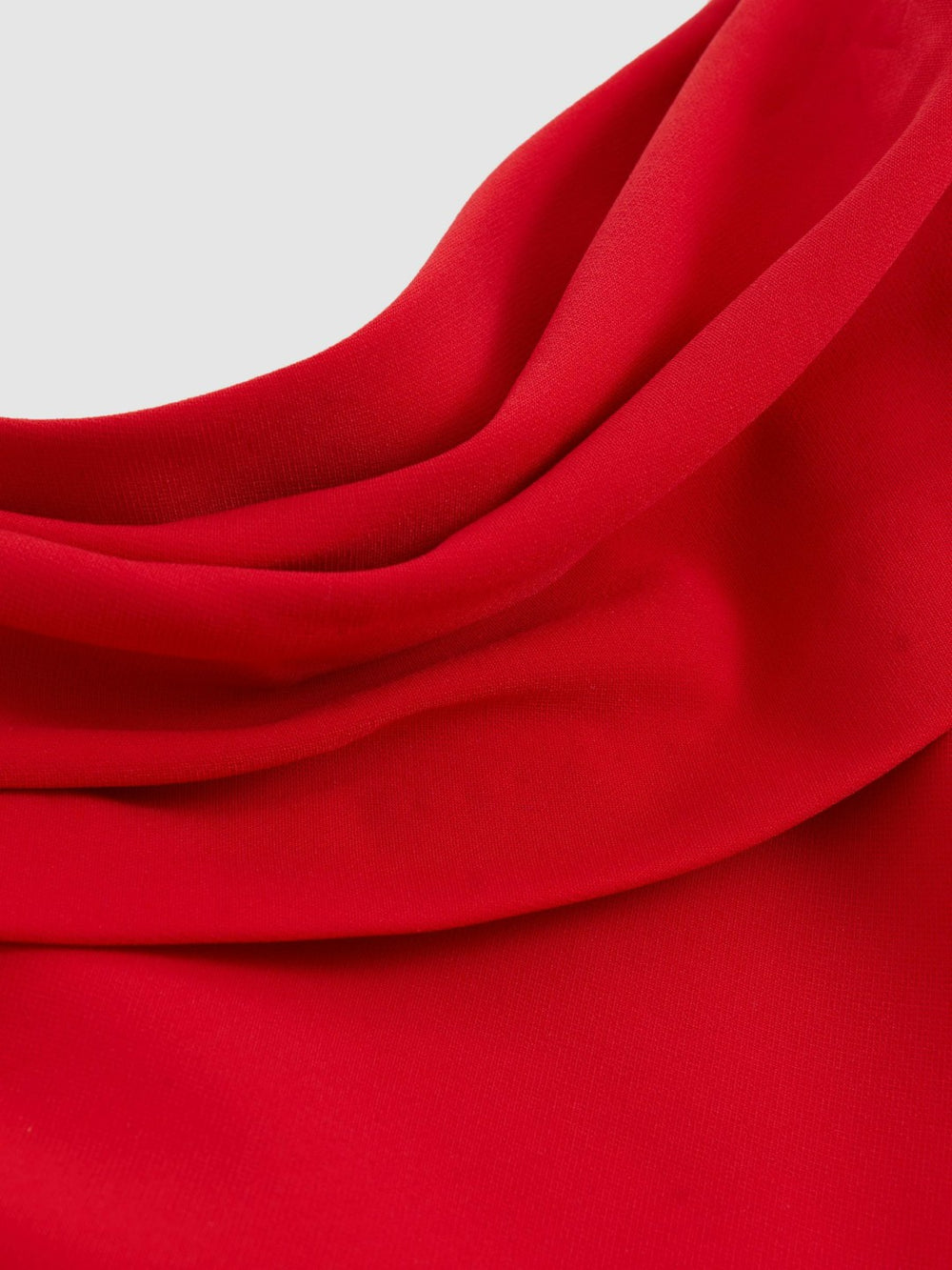 Structured Strapless Wide-Leg Jumpsuit Red | Womens