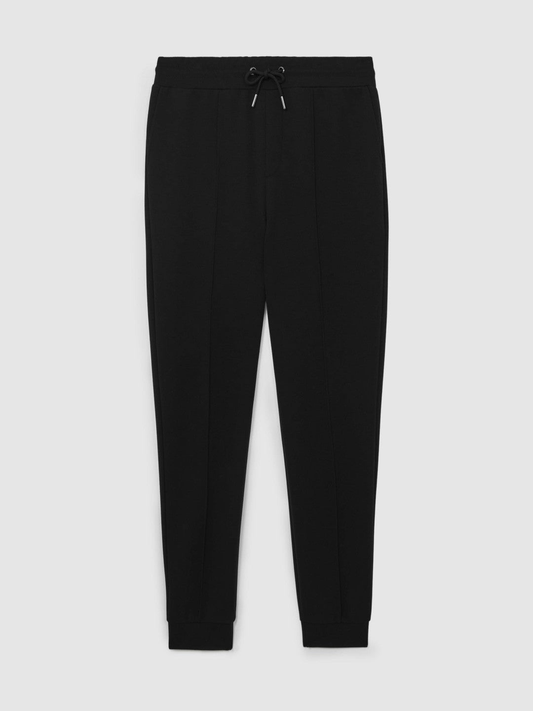 Interlock Drawstring Joggers Black | Mens