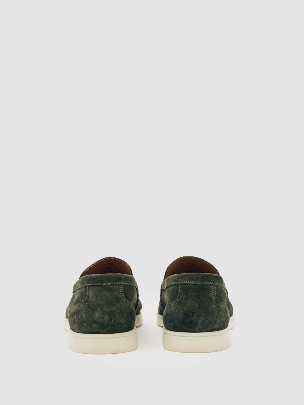 Suede Slip-On Loafers Forest Green | Mens