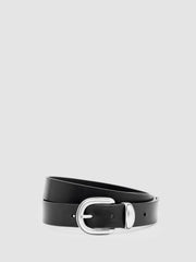 Leather Western Belt Black | Mens