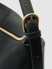 Grained Leather Tote Bag Black | Womens