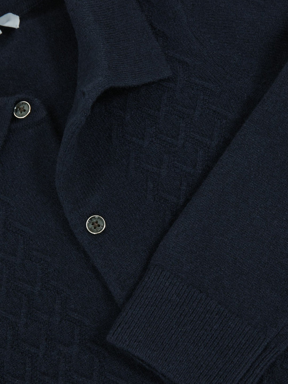13-14 yrs Wool V-Stitch Button-Through Cardigan Navy Blue | Children
