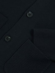 9-13 yrs Button-Through Knitted Cardigan Navy | Children