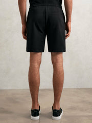 Textured Drawstring Shorts Black | Mens