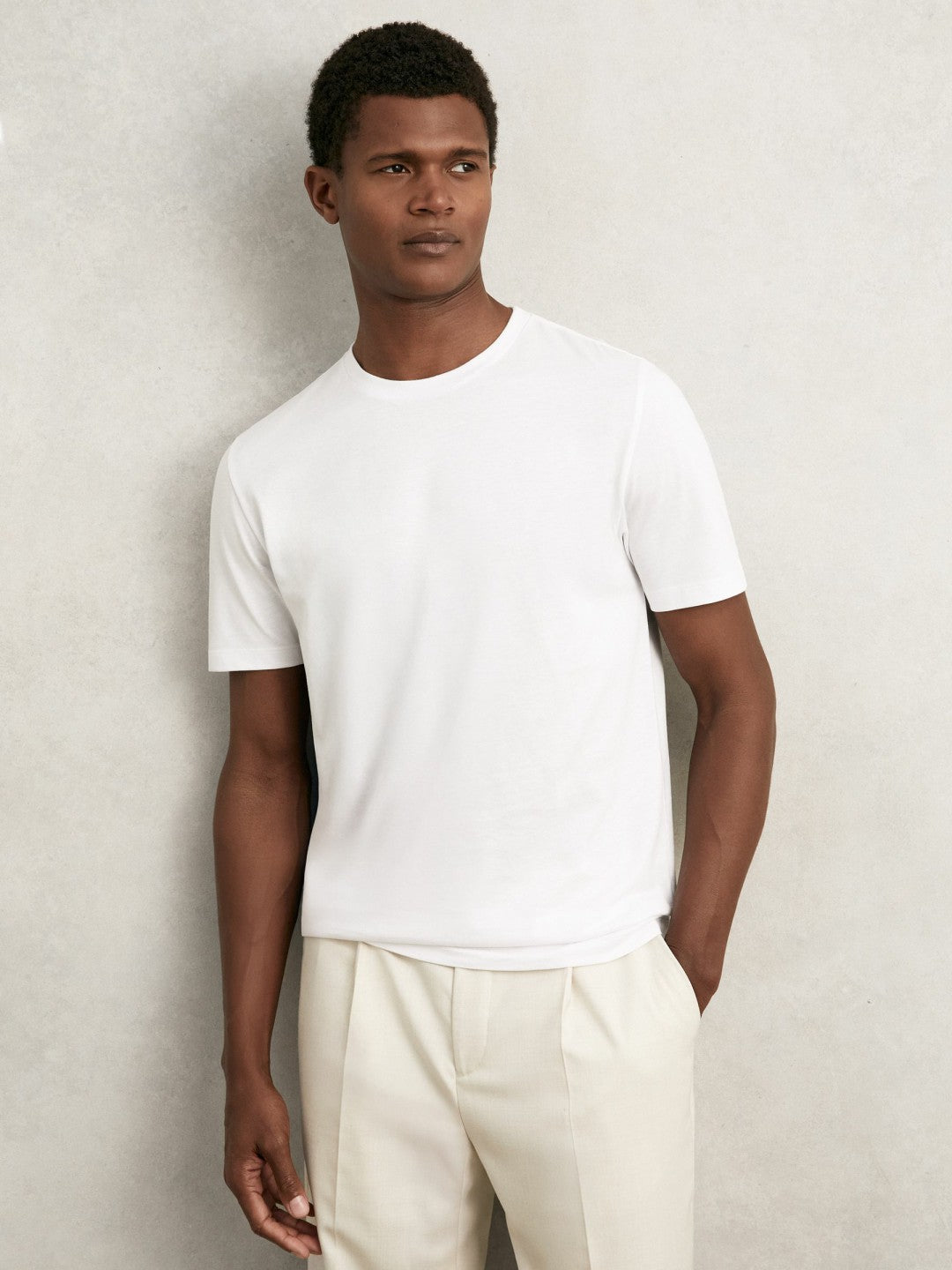 T-Shirts 3 Pack White/Navy/Dark Sage Green | Mens