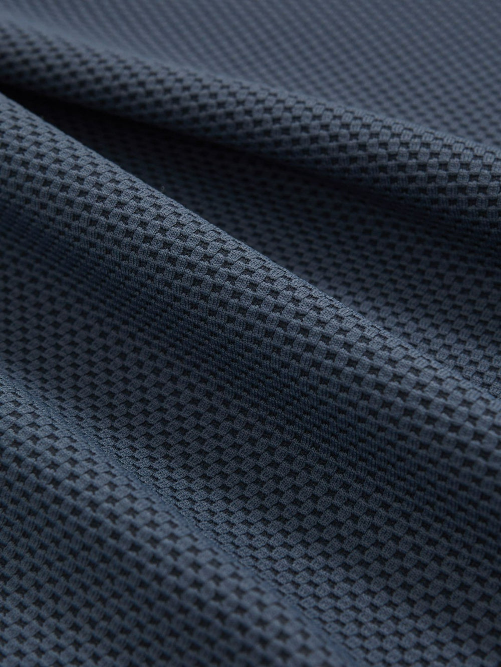 Textured Crew-Neck T-Shirt Airforce Blue | Mens