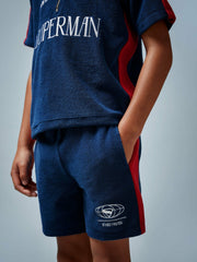 13-14 yrs Superman Towelling Shorts Blue/Red | Children