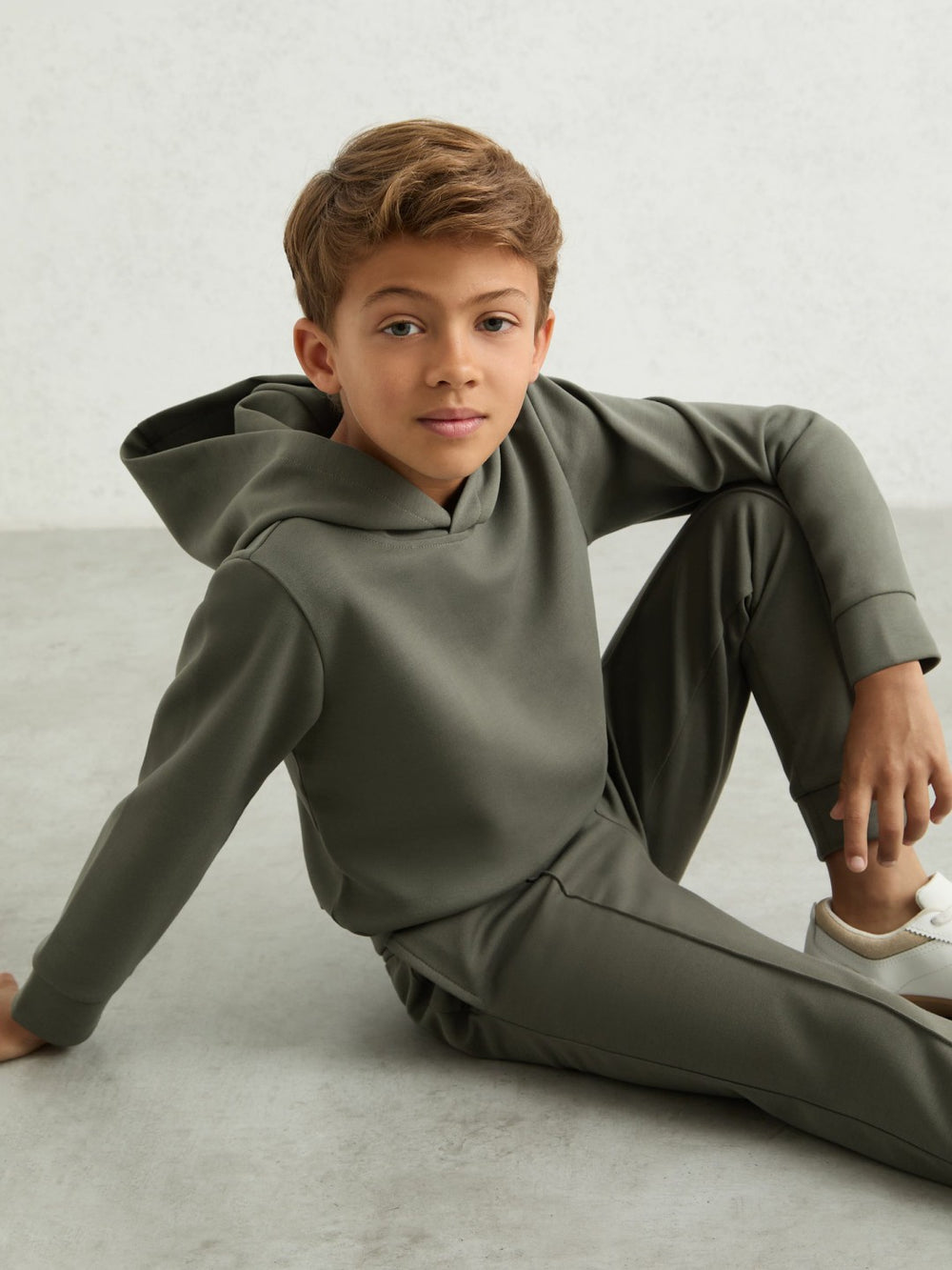 9-13 yrs Interlock Drawstring Joggers Dark Sage | Children