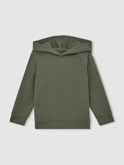9-13 yrs Interlock Jersey Hoodie Dark Sage | Children