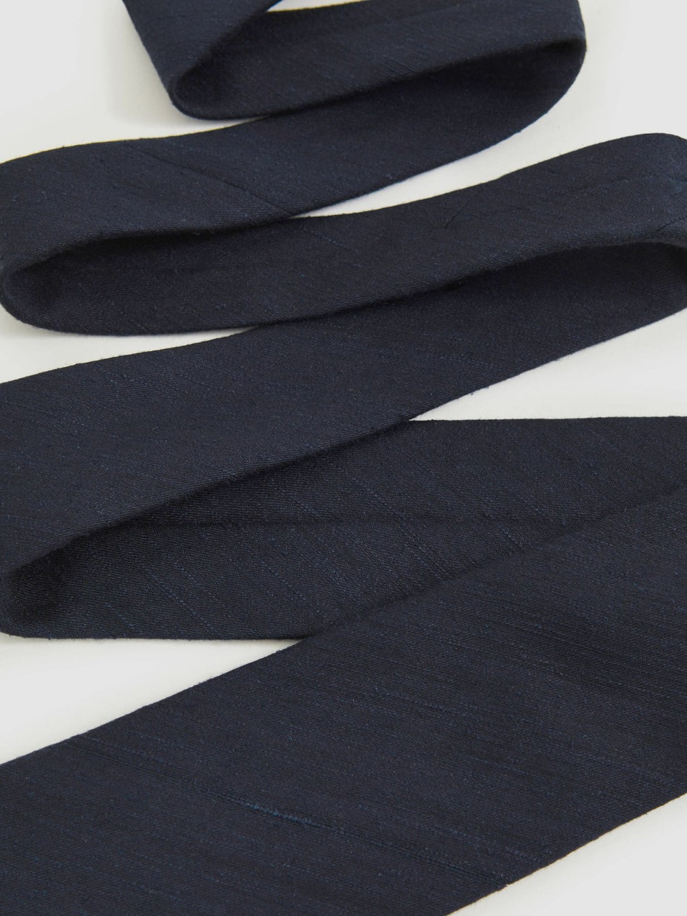 Silk Blend Textured Tie Navy | Mens