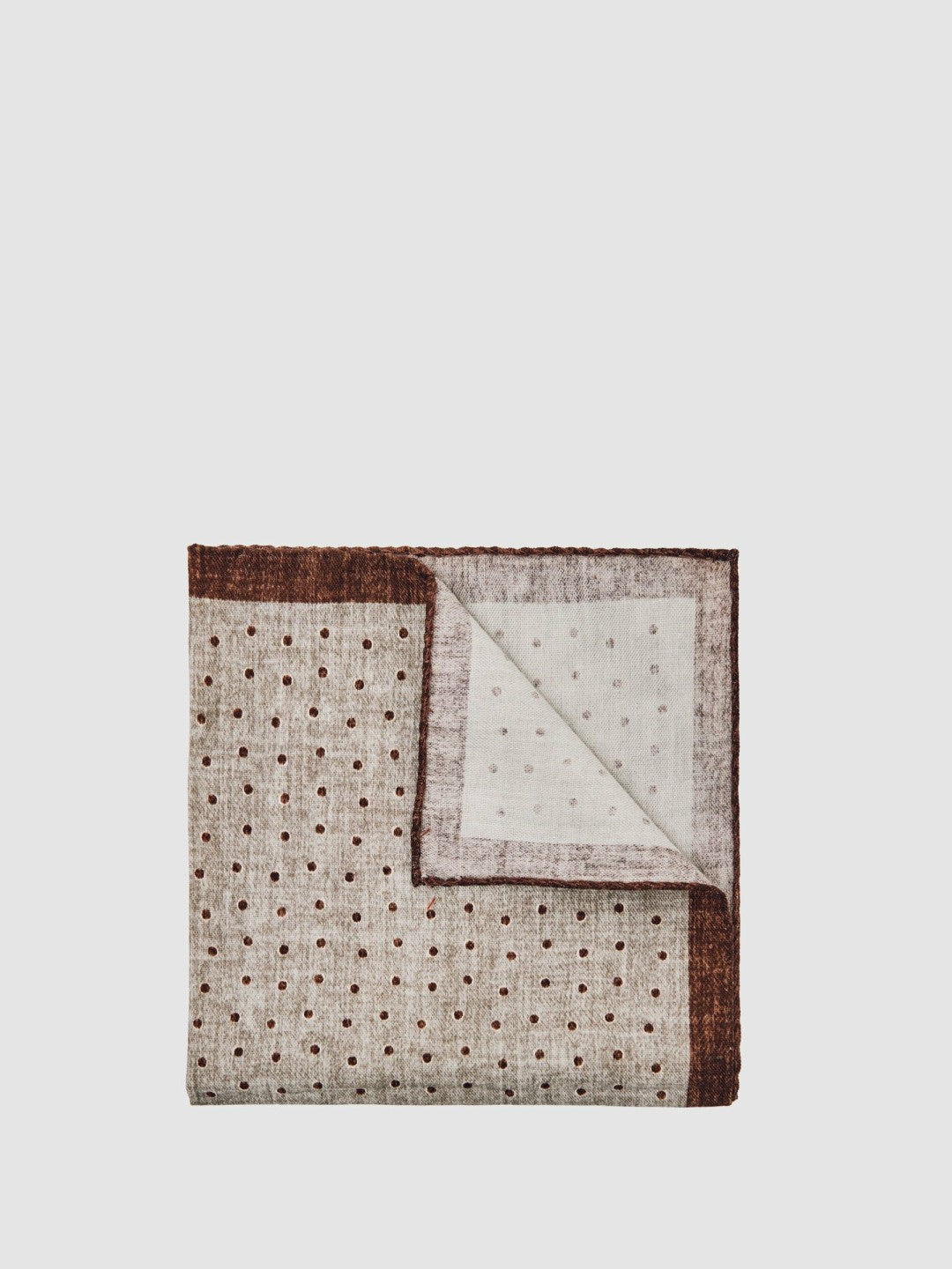 Pocket Squares Grey Melange | Mens