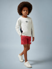 3-9 yrs Superman Cotton Logo T-Shirt White | Children