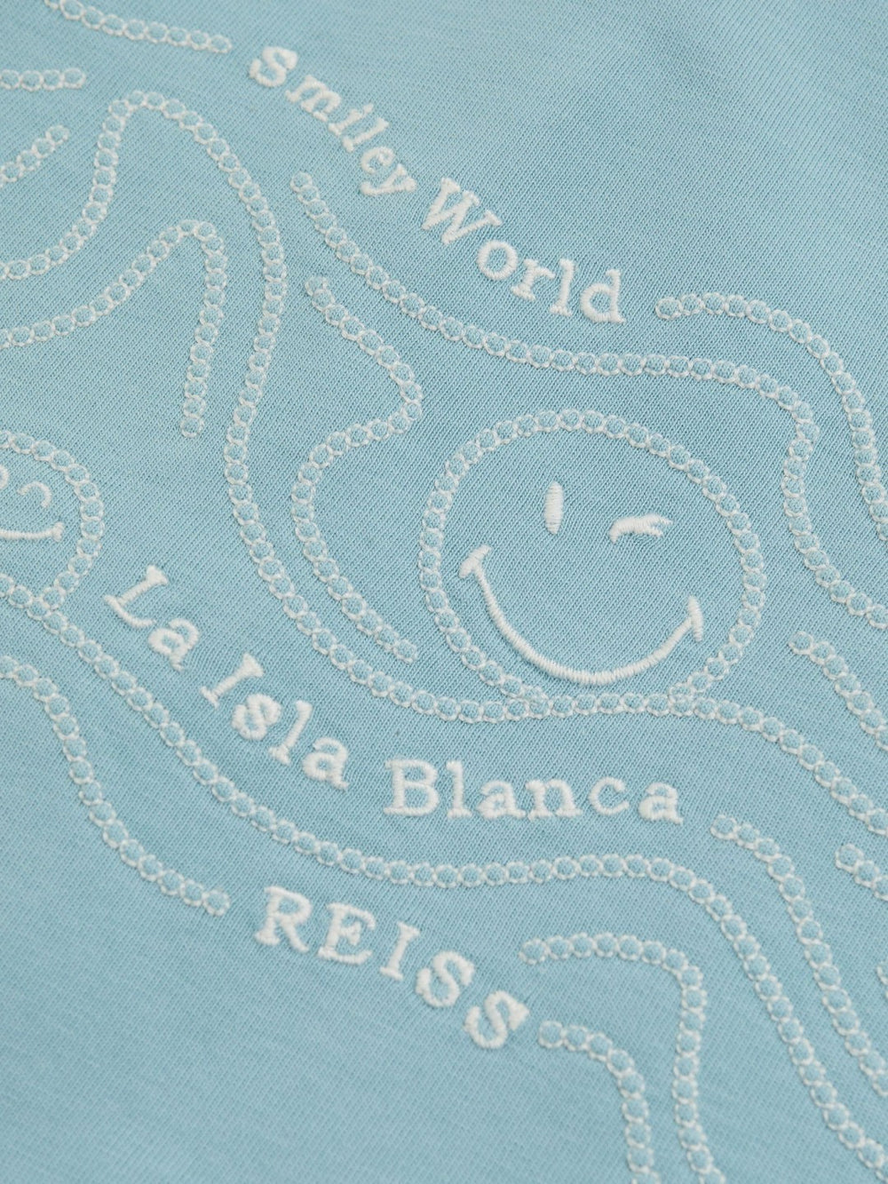 9-13 yrs SmileyWorld Embroidered Shirt Sky Blue | Children
