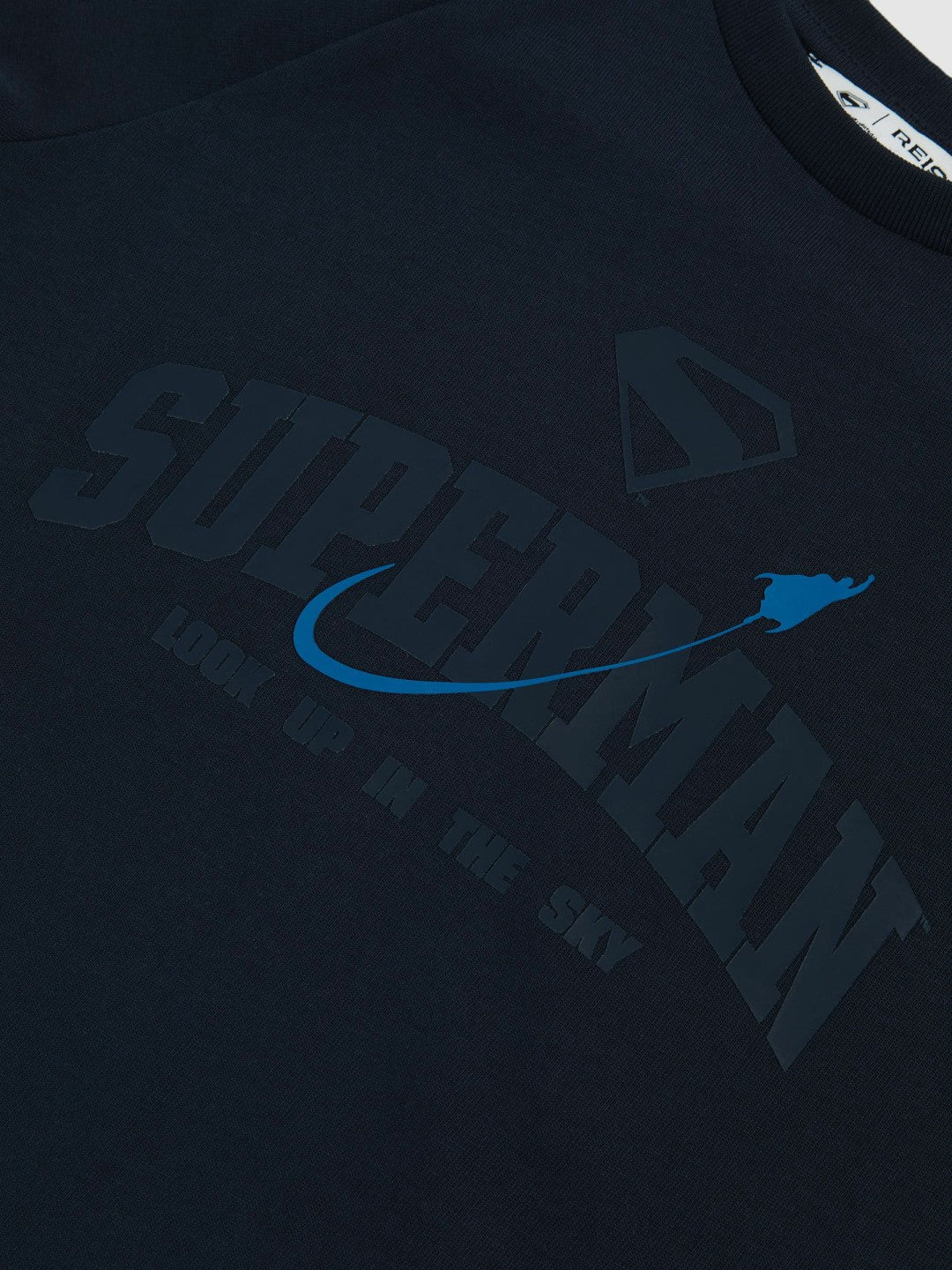 13-14 yrs Superman Raglan Logo T-Shirt Navy Blue | Children