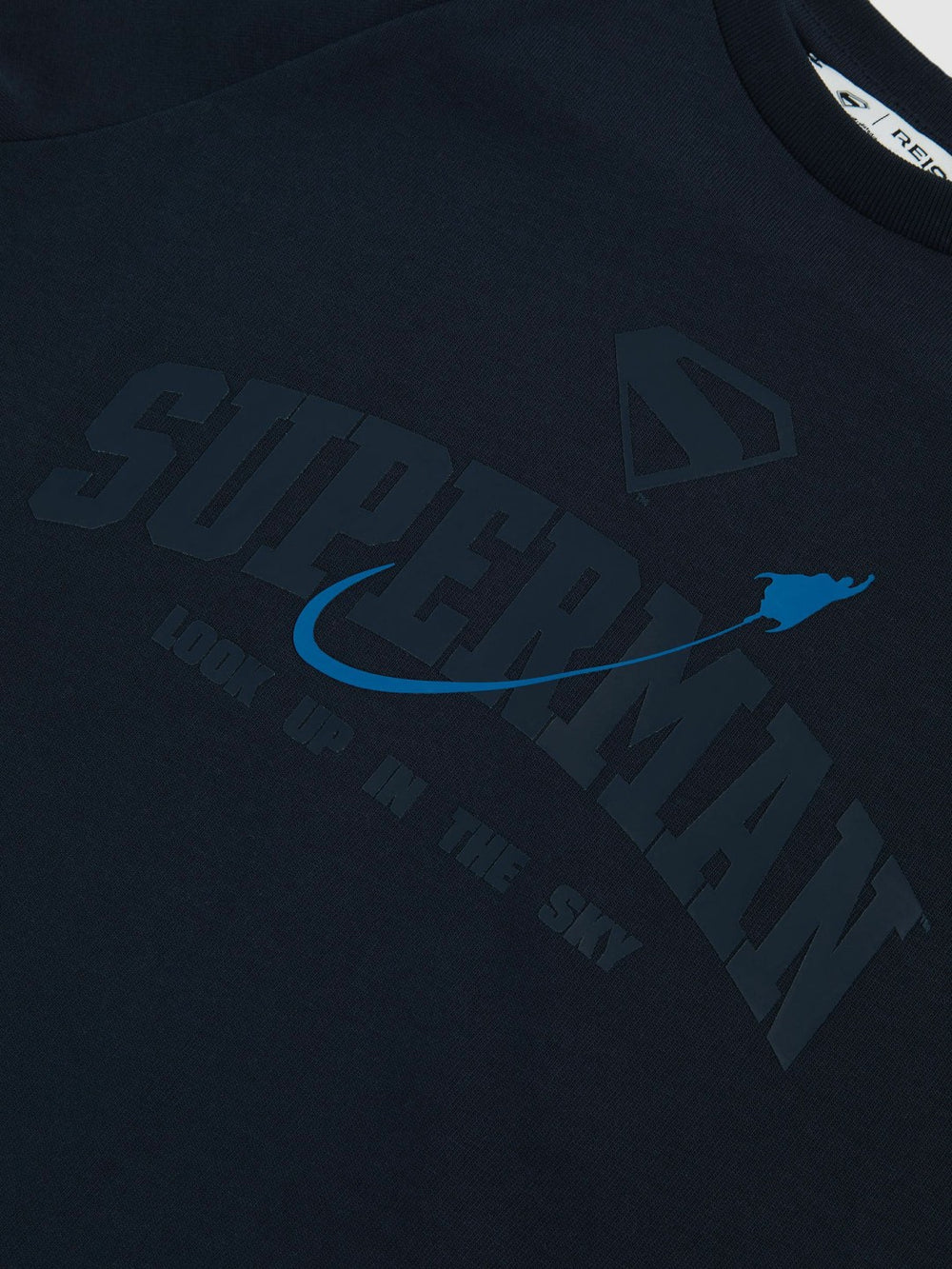 13-14 yrs Superman Raglan Logo T-Shirt Navy Blue | Children