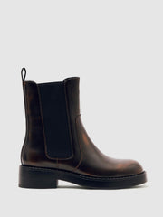 Leather Chelsea Boots Brown | Womens