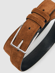 Suede Belt Tobacco Brown | Mens