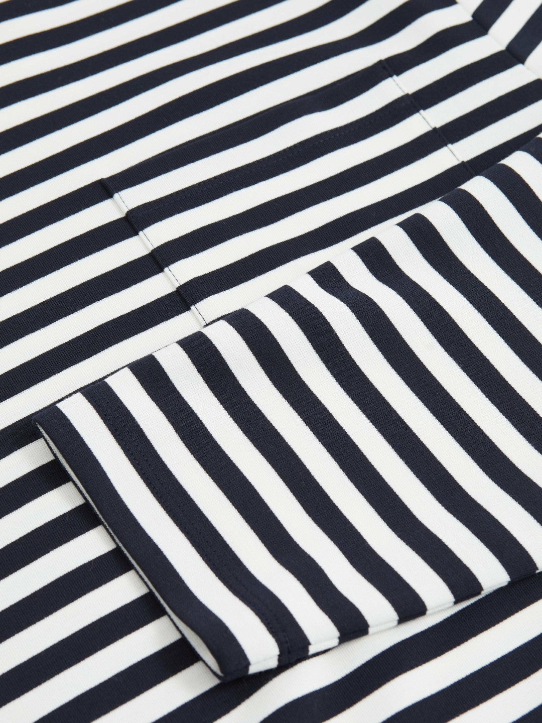 Striped Crew-Neck T-Shirt Navy/White | Mens