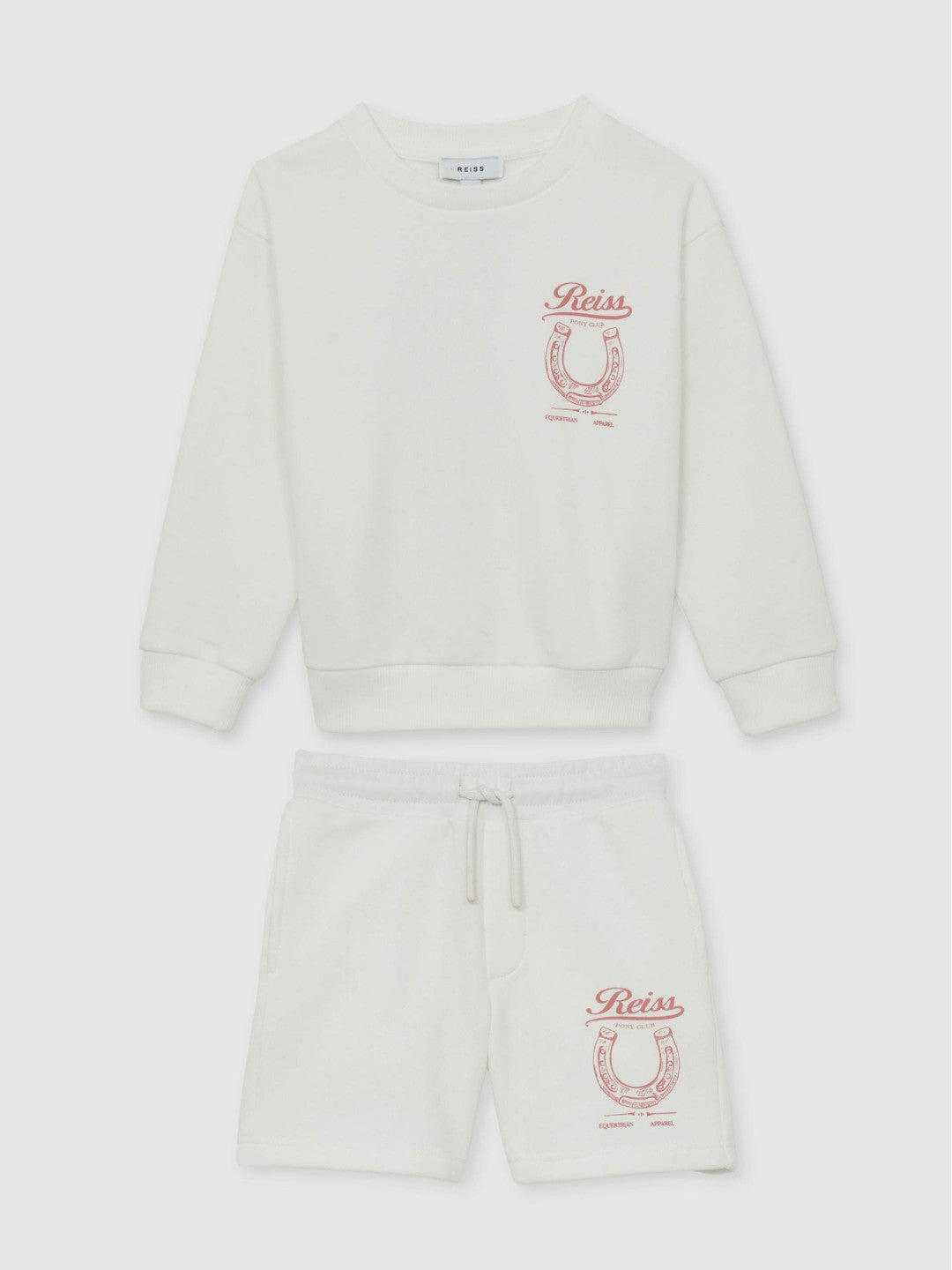Pony Club Sweatshirt and Shorts Set Ecru | Children