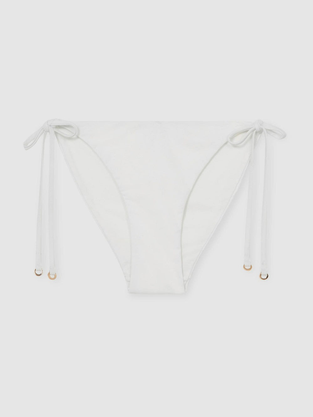 Side Tie Bikini Bottoms White | Womens