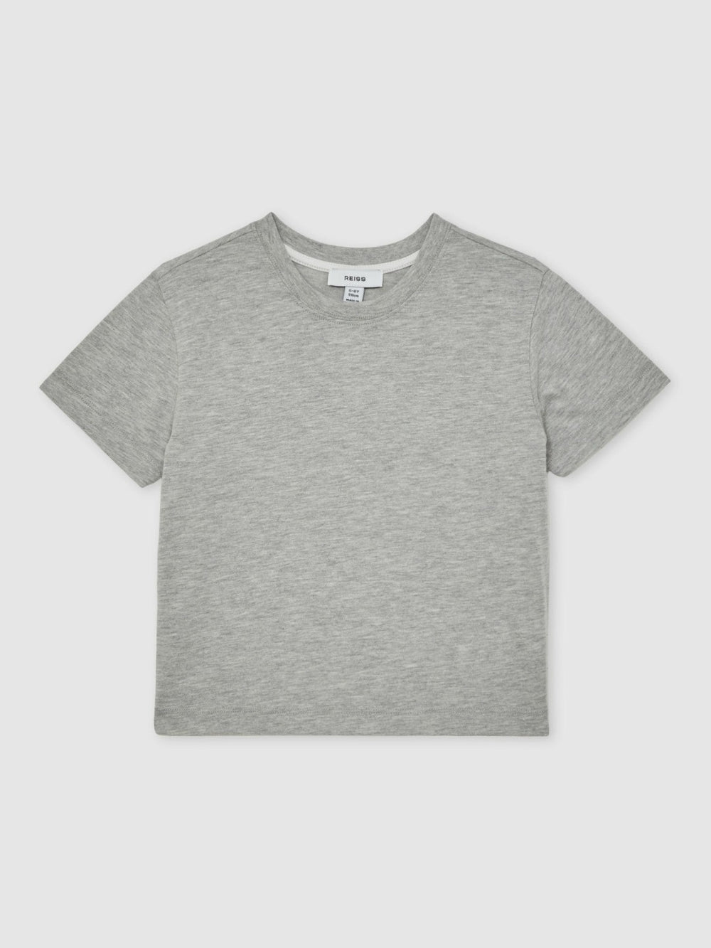 3-9 yrs Cotton-Blend Crew-Neck T-Shirt Grey Marl | Children