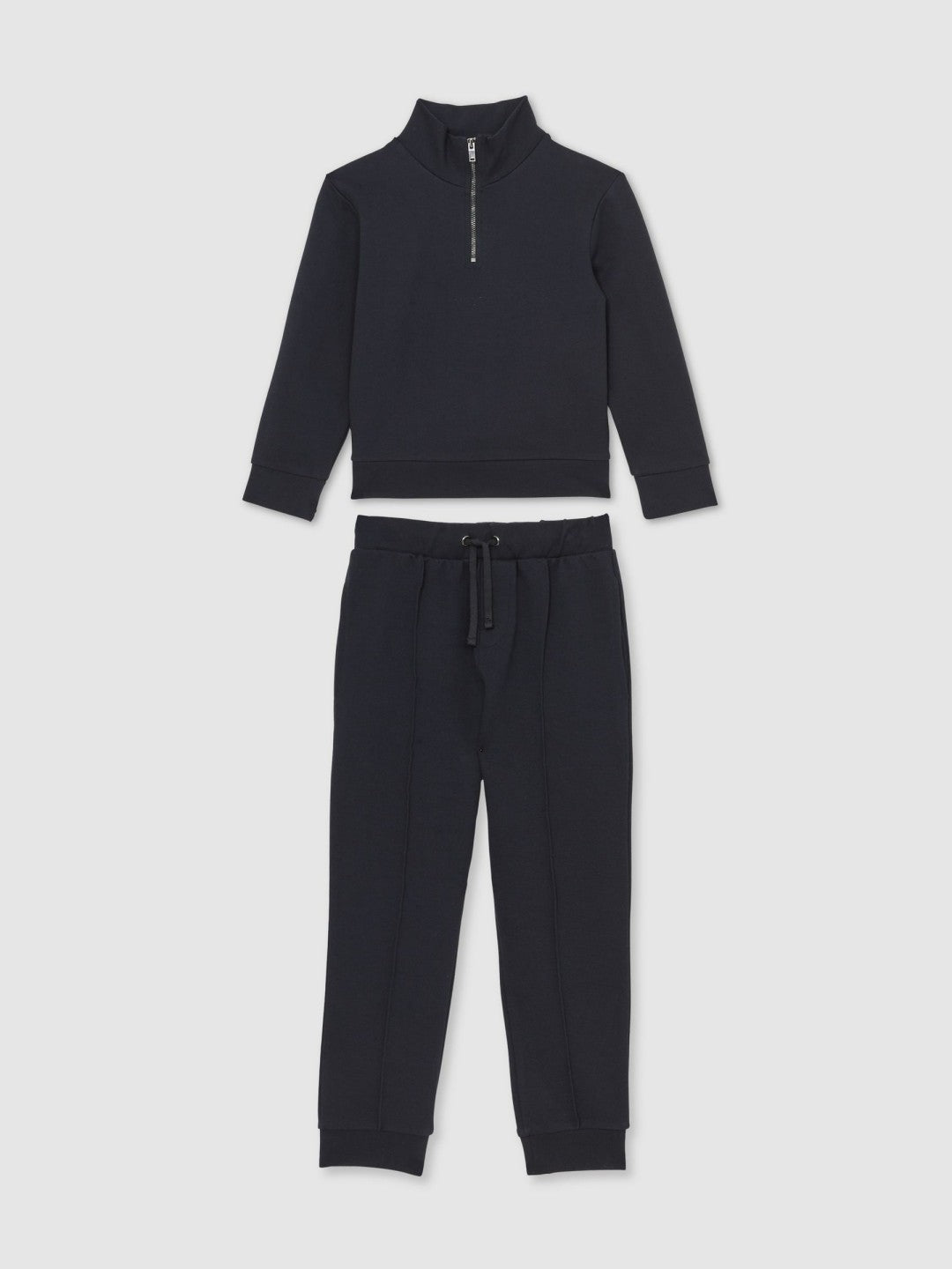 3-9 yrs Interlock Sweatshirt and Trousers Set Navy Blue | Children