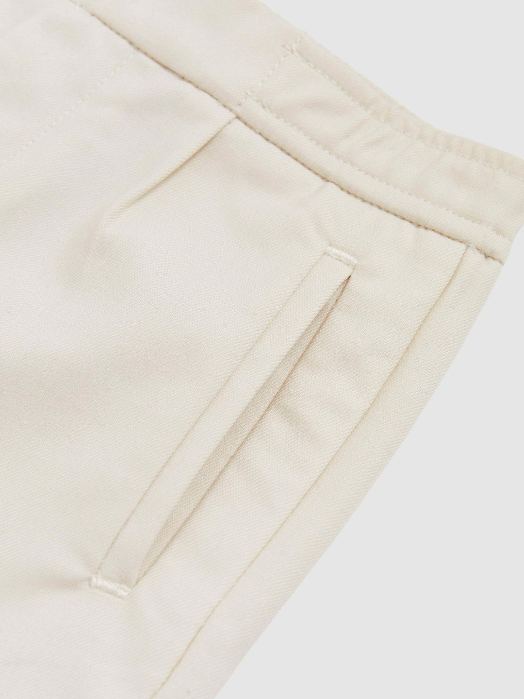 3-9 yrs Relaxed-Fit Pleated Tapered Trousers Off White | Children