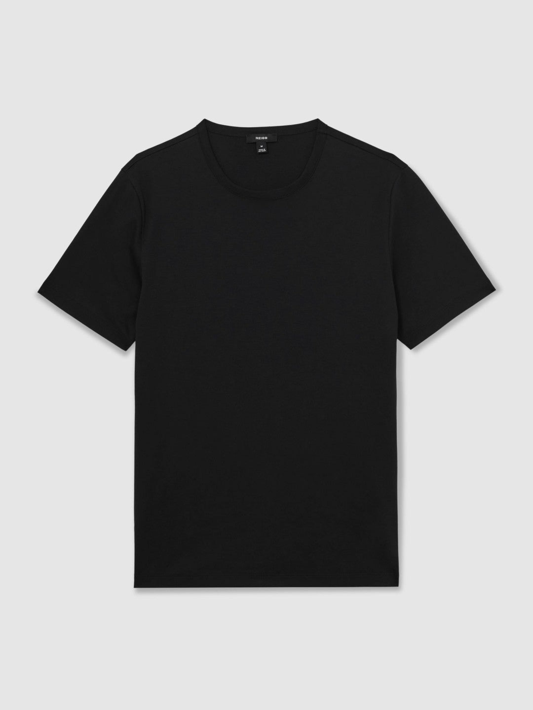 Airwater-Cotton Crew-Neck T-Shirt Black | Mens