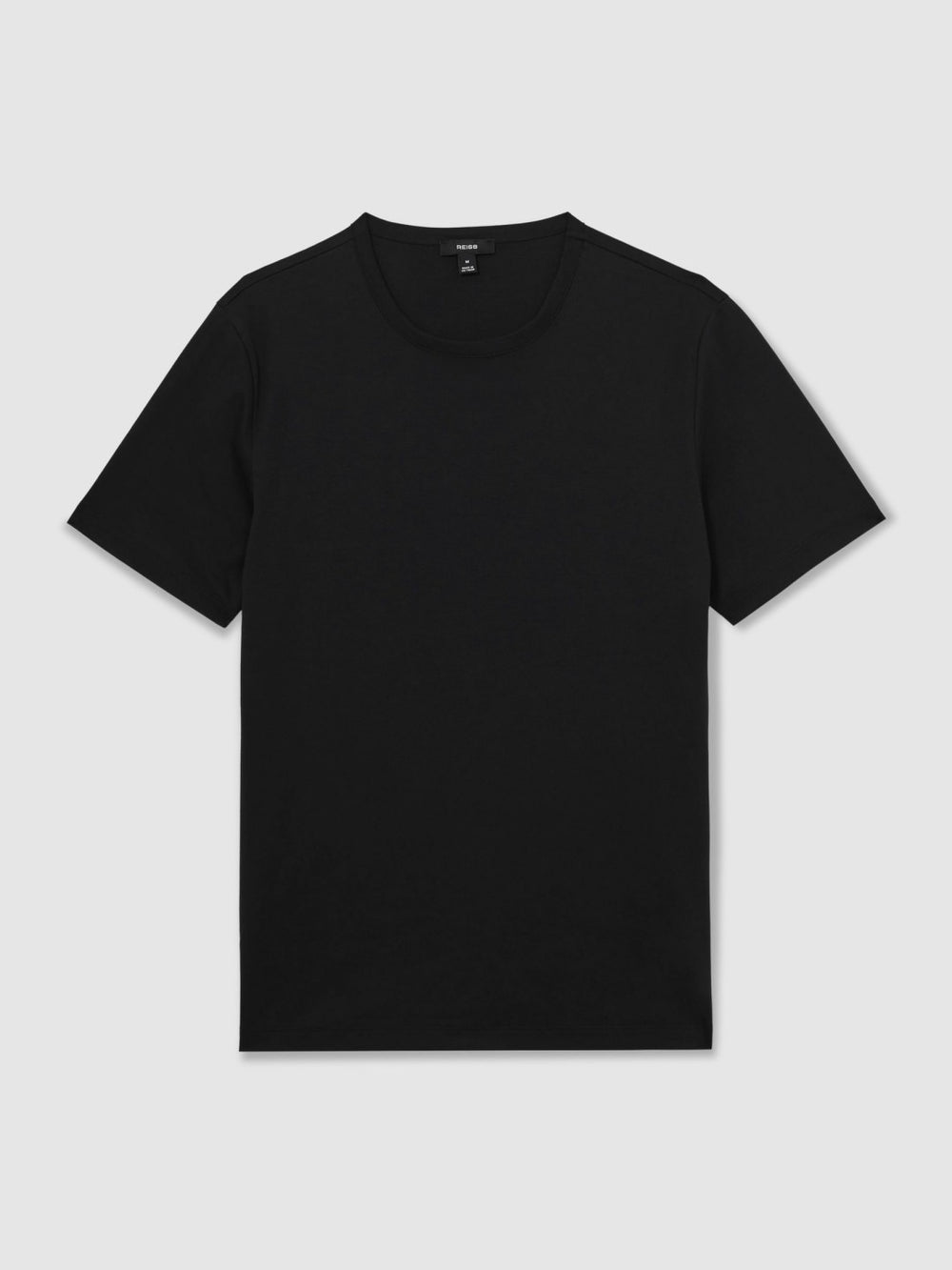Airwater-Cotton Crew-Neck T-Shirt Black | Mens