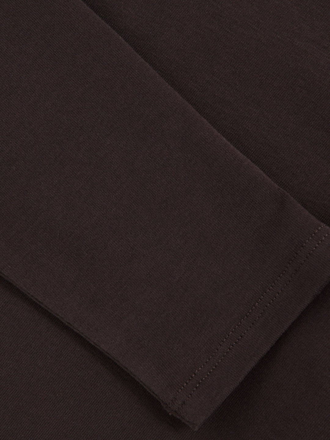 Cotton Crew-Neck Long-Sleeve T-Shirt With Stretch Plum Purple | Womens