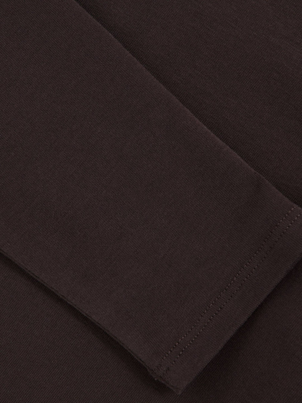 Cotton Crew-Neck Long-Sleeve T-Shirt With Stretch Plum Purple | Womens