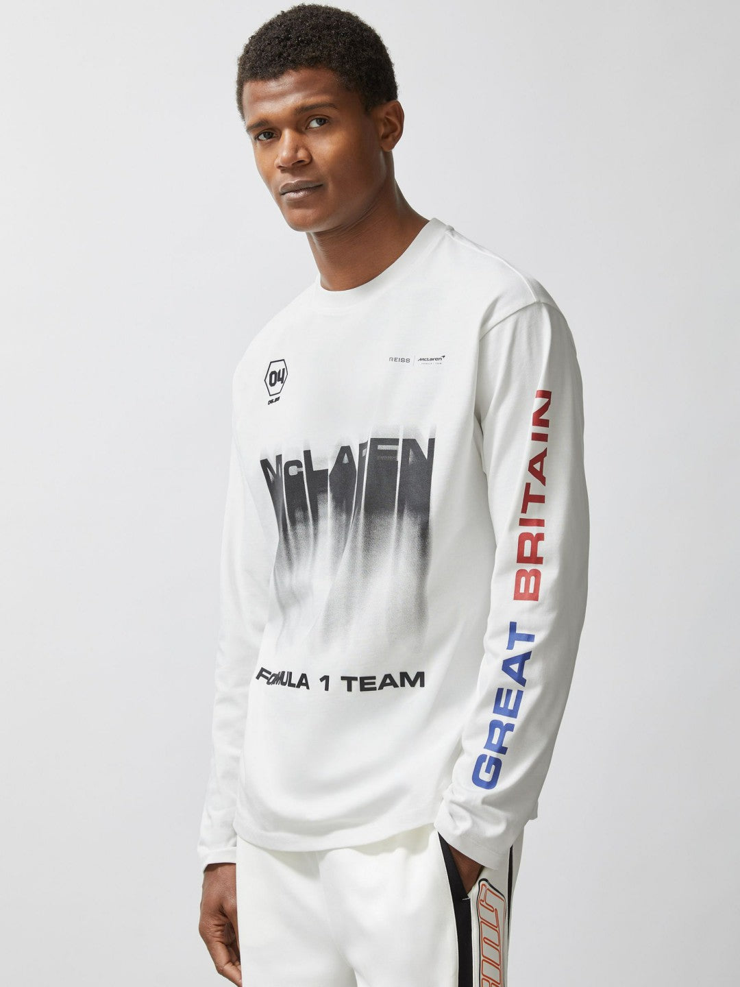 McLaren F1 Team British GP T-Shirt Unisex Fit White | Mens