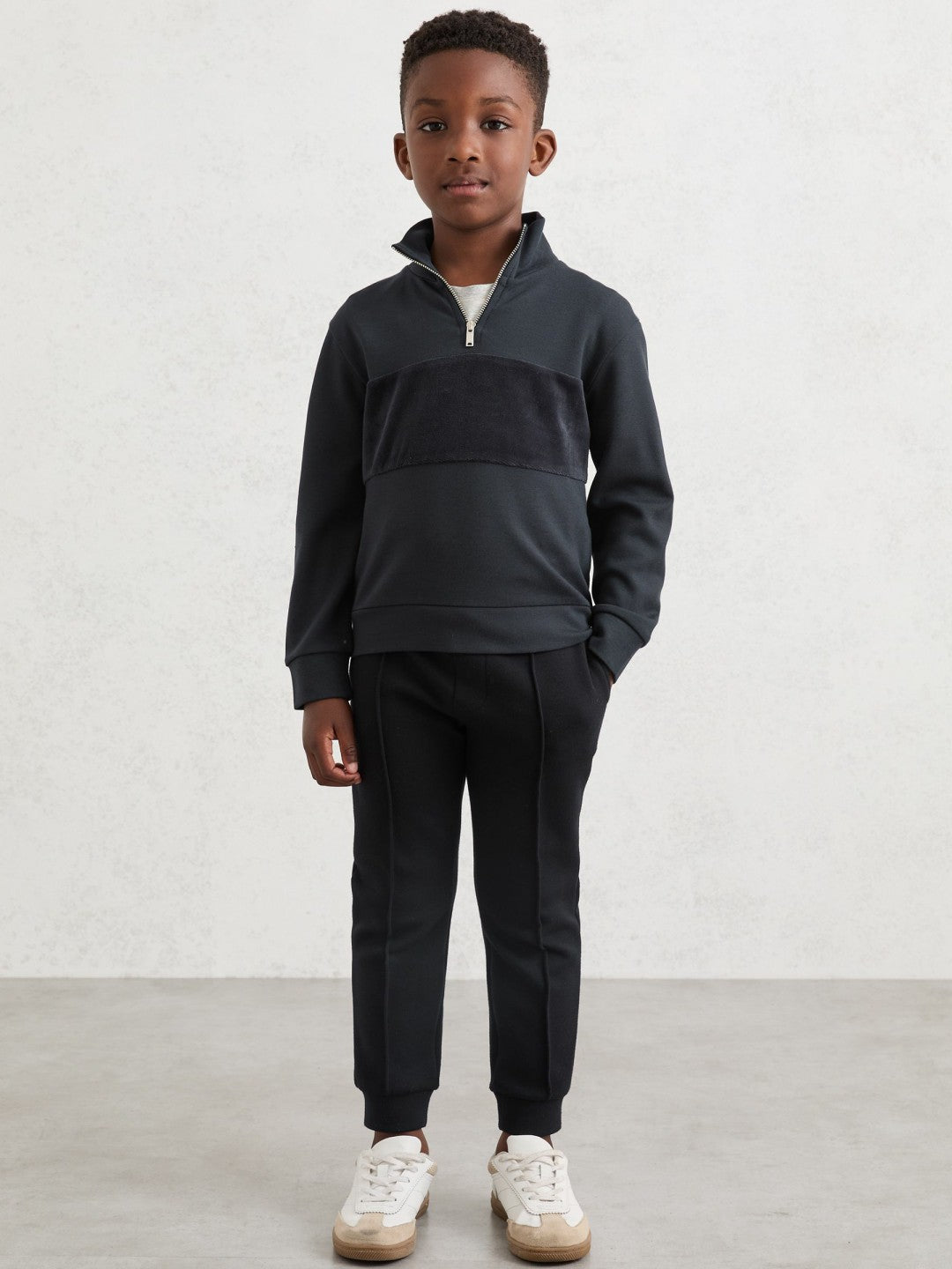 3-9 yrs Interlock Drawstring Joggers Navy Blue | Children