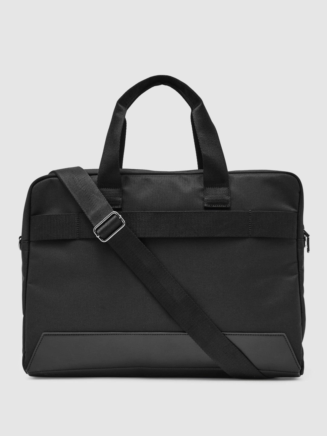 Woven Briefcase Black | Mens